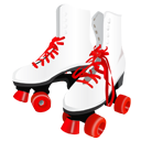rollerskates,retro,roller skate icon