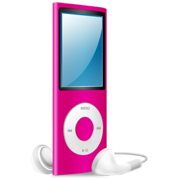 ipod,nano,pink,pink on icon