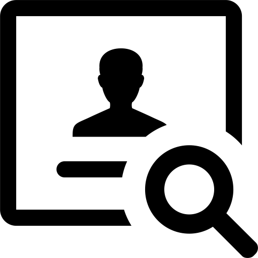 Account Inquiry svg vector icon