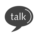 call, contact, google talk, logo, media, message, social svg vector icon