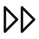 arrow, double, double arrow, right svg vector icon