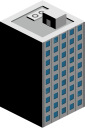 building, skyscraper svg vector icon