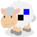 delicious, sheep, social network svg vector icon