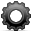 gear, settings, wheel icon