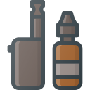addiction, cigarette, electronic svg vector icon