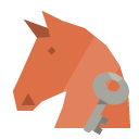 trojan,key icon