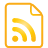 basic, document, feed, yellow icon