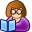 female, teacher icon