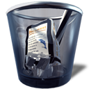 full, trashcan icon