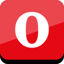 connect, media, online, opera, social svg vector icon