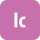 adobe, incopy, rounded svg vector icon
