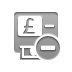 atm,pound,delete icon