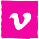 ink, media, pen, social, vimeo icon