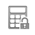 calculator,lock,open icon