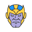 humanoid, loki, super villain, thanos svg vector icon