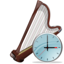 arpa,clock,instrument,alarm,time,history,alarm clock icon