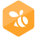 colored, hexagon, high quality, media, social, social media, swarm svg vector icon