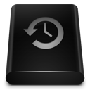 black,drive,backup icon
