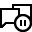 chat,pause,talk,comment,speak icon