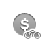 coin,dollar,binoculars icon