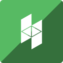 gloss, houzz, media, social, square svg vector icon
