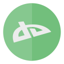 circle, deviantart, media, social svg vector icon