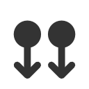 swipe,down icon