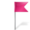 base, color, dock, flag, map, marker, me, pink, right icon