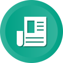 article, news, newspaper, paper, rss svg vector icon
