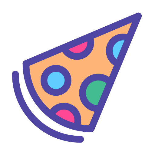 Pizza svg vector icon