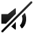 mute, sound icon