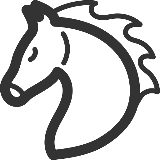 Horse svg vector icon