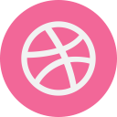 dribbble svg vector icon