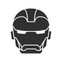 avengers, iron man, marvel, super hero svg vector icon