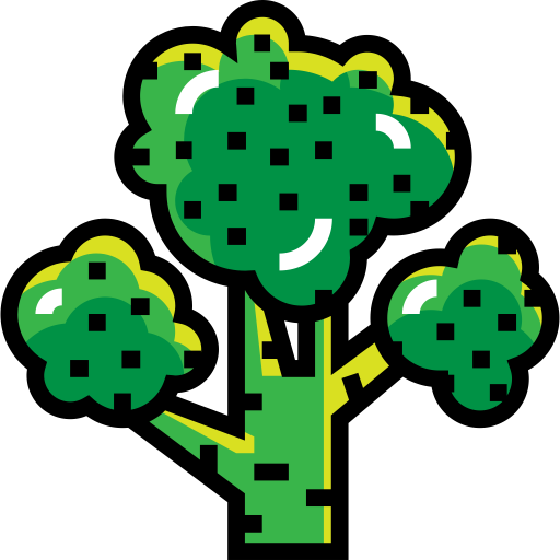 Broccoli svg vector icon