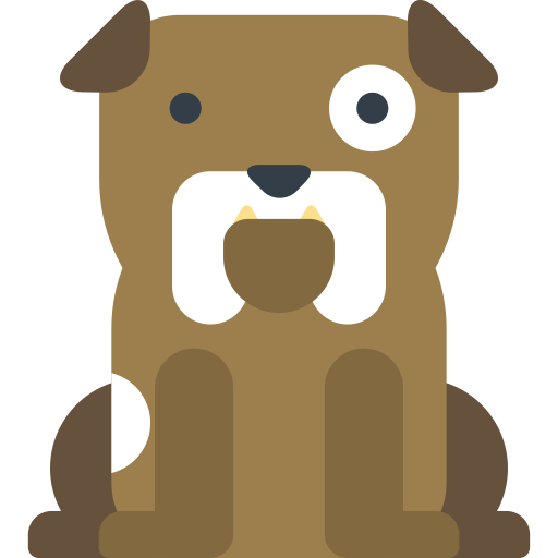 Bulldog svg vector icon
