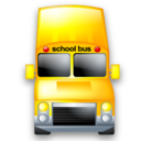 school bus, service, transportation icon