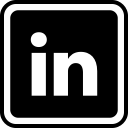 linkedin, media, social svg vector icon