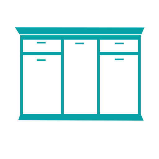 European Cabinets svg vector icon