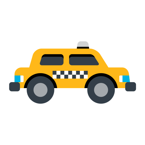 Taxi svg vector icon