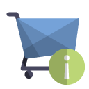 shoping,cart,info icon