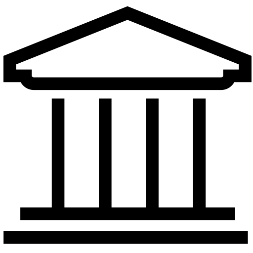 Institution svg vector icon