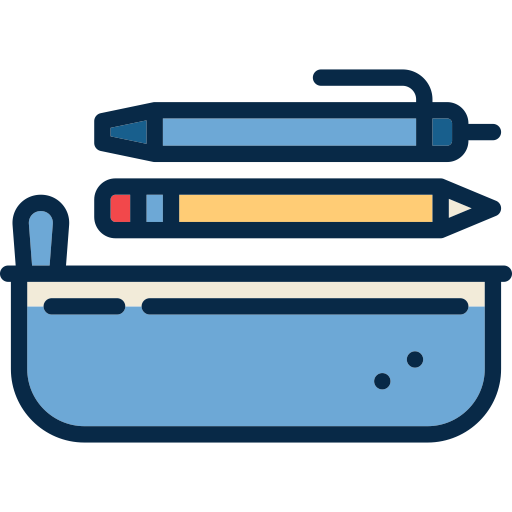 Pencil Case svg vector icon
