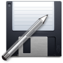 filesaveas,disk,pen,save,save as,write,disc,draw,pencil,edit,paint,writing icon
