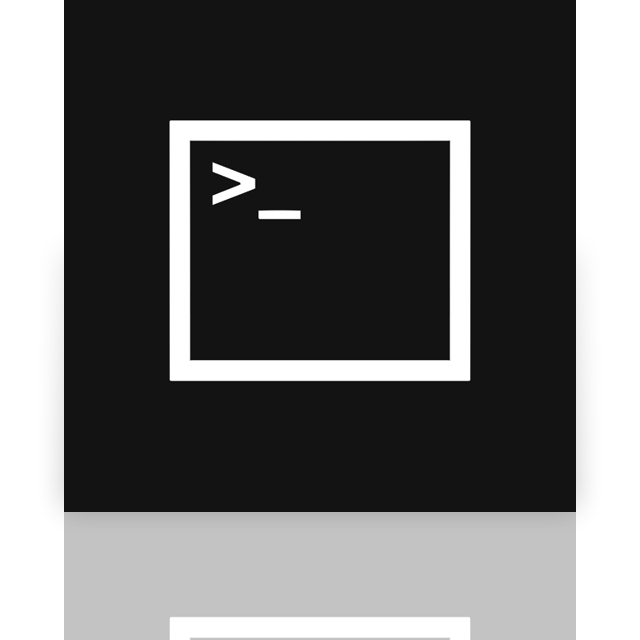command,prompt,mirror icon