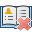address,book,delete,reading,read,del,remove icon