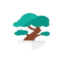 bonsai svg vector icon
