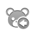 teddy,bear,left icon