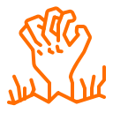 dead, halloween, living, zombie svg vector icon