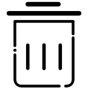 bin, delete, dustbin, remove, trash, use me svg vector icon
